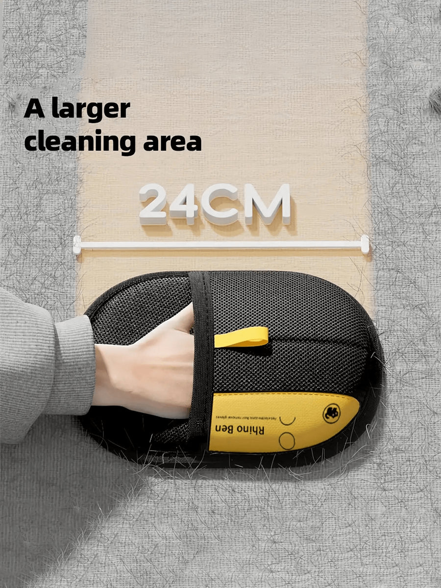 1Pc/2Pcs Pet Hair Remover Gloves, Static Pet Hair Remover, Reusable Cat Dog Hair Removal Brush for Sofa, Furniture, Carpet, Car Seats, Pet Grooming Gloves