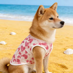 Dog Clothes Summer Thin Dog Vest T-Shirt Print Dog Cute Outfits Chihuahua Pet Clothing French Bulldog Pug Costumes Puppy Shirts