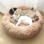 Super Soft Pet Cat Bed Plush Full Size Washable Calm Bed Donut Bed Comfortable Sleeping Artifact Suitable for Winter