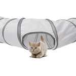 Cats Tunnel Foldable Pet Cat Toys Kitten Pet Training Interactive Fun Toy Tunnel Bored for Puppy Kitten Rabbit Play Tunnel Tube