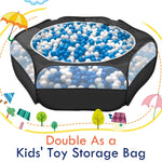 Pet Playpen for Cat/Rabbit/Hamster/Guinea Pig/Bunny/Ferret/Kitten Toys Chick Brooder Box Cage Tent Pop up Play Pen with Cover