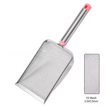 1Pcs Stainless Steel Fine Mesh Cat Litter Scoop Easy to Clean Non-Stick Shovel for Reptiles Sand Efficient Durable Litter Scoop