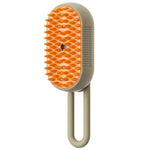 Steamy Dog Brush Electric Spray Cat Hair Brush 3 In1 Dog Steamer Brush for Massage Pet Grooming Removing Tangled and Loose Hair