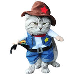 Easy to Wear Halloween Pet Costume Funny Uniform Dog Cosplay Clothing Soft Fabric Pet Supplies Kitten Puppy Costume