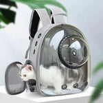 Cat Backpack Carrier with 360° Transparent Bubble and Breathable Design – Spacious Lightweight Travel Bag for Outdoor Adventures