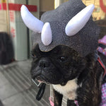Pet Triceratops Transformation Hat! Dog Funny Headgear Halloween/Party/Cute Pet Photo Eye-Catching Outfit