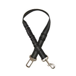 Reflective Dog Seat Belt - Adjustable Durable Nylon Safety Harness with Bungee Buffer for Secure Car Travel, Comfort Anti-Shock