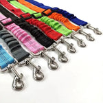 Reflective Dog Seat Belt - Adjustable Durable Nylon Safety Harness with Bungee Buffer for Secure Car Travel, Comfort Anti-Shock