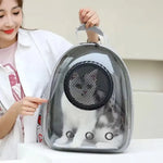 Cat Backpack Carrier with 360° Transparent Bubble and Breathable Design – Spacious Lightweight Travel Bag for Outdoor Adventures