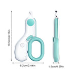 Professional Pet Nail Clipper LED Light Pet Nail Clipper Claw Grooming Scissors for Cats Small Dogs Scissors Cat Accessories