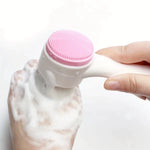 Silicone Pet Paw Cleaner & Massage Brush - Dual-Sided Dog Grooming Tools for Healthy Coats and Claws