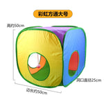 New Pet Cat Toys Rainbow Cat Tunnel Pet Runway Cat Crawl through Rolling Dragon in Stock