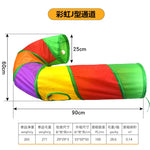 New Pet Cat Toys Rainbow Cat Tunnel Pet Runway Cat Crawl through Rolling Dragon in Stock