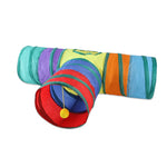 New Pet Cat Toys Rainbow Cat Tunnel Pet Runway Cat Crawl through Rolling Dragon in Stock