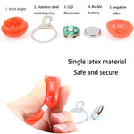 Cute Pet Night Safety LED Flashlight Collar Dog Guide Lights Glowing Pendant Necklace Pet Luminous Bright Glowing Collar in Dark