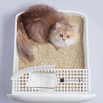 Steel Cat Sand Shovel Fine Pores Pet Poop Shovel for Rabbits Dogs Toilet Cleaning Tools Pets Supplies Q8O7