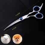6Pc/Set 6 Inch Pet Grooming Scissors Set Professional Stainless Steel Straight Curved Dog Cat Cutting Hair