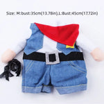 Easy to Wear Halloween Pet Costume Funny Uniform Dog Cosplay Clothing Soft Fabric Pet Supplies Kitten Puppy Costume