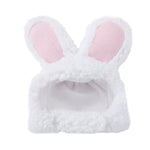 Cute Rabbit Ears Cap for Cats Funny Cat Headgear Warm Plush Pet Hat Christmas Cosplay Props Photoprop Kitten Headwear Supplies
