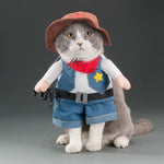 Easy to Wear Halloween Pet Costume Funny Uniform Dog Cosplay Clothing Soft Fabric Pet Supplies Kitten Puppy Costume