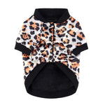 Gold Embroidery Dog Jacket Coat Warm Dog Clothes for French Bulldog Puppy Outfit Cotton Dogs Jacket Ropa Para Perro