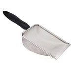 Durable Stainless Steel Litter Scooper - Ergonomic and Easy to Clean for Cats & Dogs, Heavy-Duty & Sleek Design