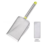 1Pcs Stainless Steel Fine Mesh Cat Litter Scoop Easy to Clean Non-Stick Shovel for Reptiles Sand Efficient Durable Litter Scoop