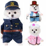 Easy to Wear Halloween Pet Costume Funny Uniform Dog Cosplay Clothing Soft Fabric Pet Supplies Kitten Puppy Costume