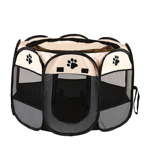 Foldable Cats, Dog Kennels, Cats, Dogs, Delivery Rooms, Pets, Octagonal Cages, Breathable Fences, Tents, Claw-Resistant