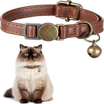 Kitten Collar Adjustable Safety Bell Ring Necklace Cat Collar with Bell Cartoon Footprint Colorful Dog Puppy Cat Accessories