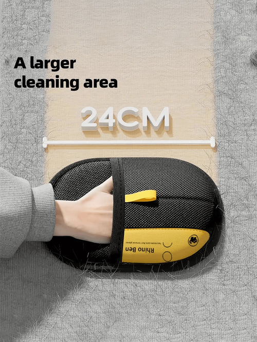 1Pc/2Pcs Pet Hair Remover Gloves, Static Pet Hair Remover, Reusable Cat Dog Hair Removal Brush for Sofa, Furniture, Carpet, Car Seats, Pet Grooming Gloves