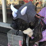 Pet Triceratops Transformation Hat! Dog Funny Headgear Halloween/Party/Cute Pet Photo Eye-Catching Outfit