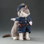 Easy to Wear Halloween Pet Costume Funny Uniform Dog Cosplay Clothing Soft Fabric Pet Supplies Kitten Puppy Costume