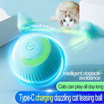 New Interactive Cat Ball Automatic Indoor Cat Toy Electric Roll Ball Cat Games MWJ01