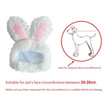 Cute Rabbit Ears Cap for Cats Funny Cat Headgear Warm Plush Pet Hat Christmas Cosplay Props Photoprop Kitten Headwear Supplies