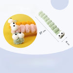 Cat Plush Chew Toy Plush Cushion Caterpillar Catnip Companionship Kitten Toy Cat Teaser Stick Interactive Cat Toy Supplies